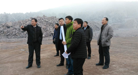 仟億達與葫蘆島市領導不畏嚴寒，共同實地考察勘測及選址